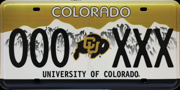 license plate fund at UCCS, CU Denver or CU Anschutz